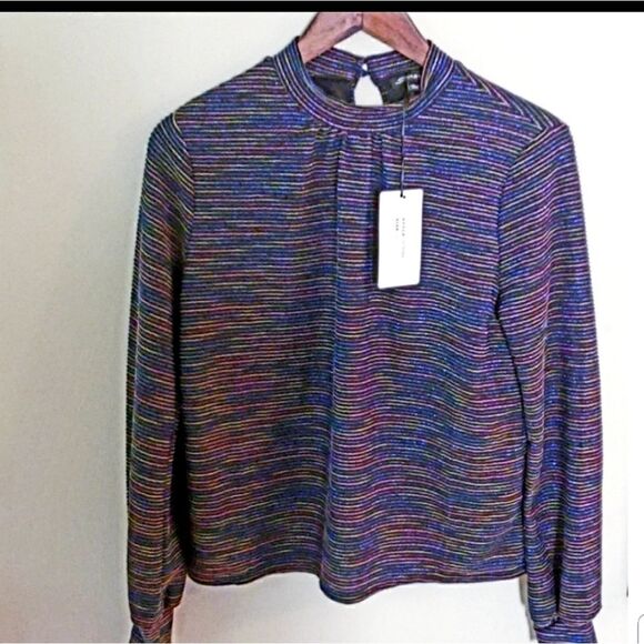STRIPED Brand New Blouse  - Picture 1 of 4